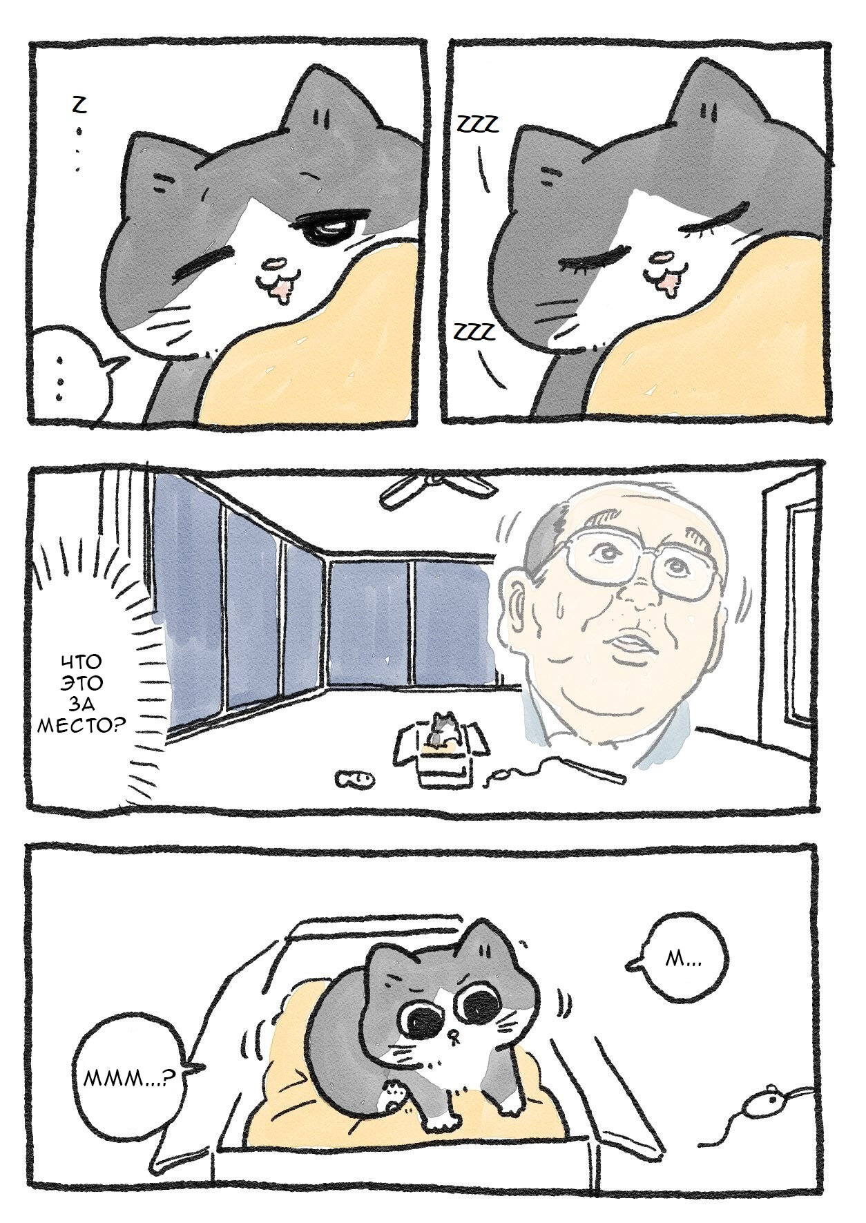 Read Старик, перевоплотившийся в кота  RU Manga Online